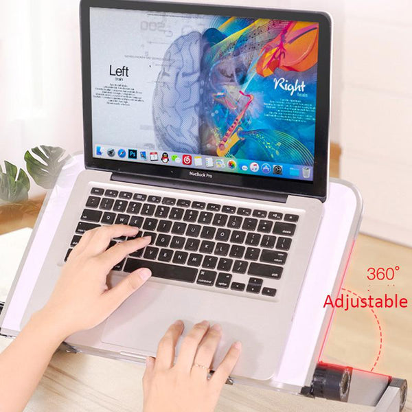 Portable Foldable Adjustable Laptop Stand Computer Table