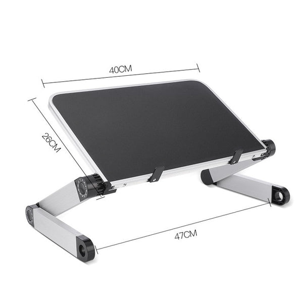 Portable Foldable Adjustable Laptop Stand Computer Table
